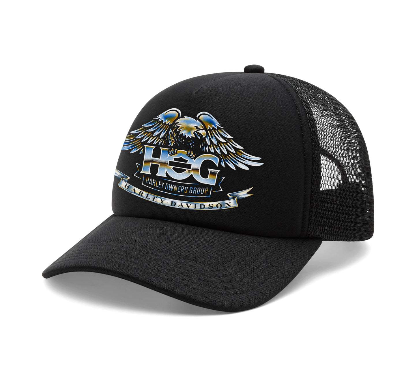 HARLEY-DAVIDSON® - TRUCKER , WOVEN , ELECTRIC EAGLE CAP