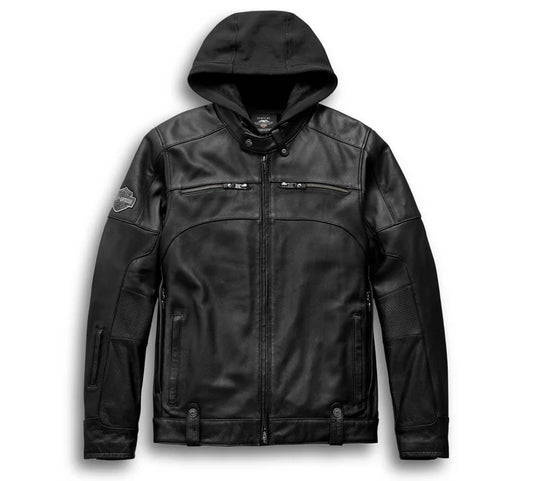 HARLEY DAVIDSON® MENS SWINGARM 3-IN-1 LEATHER JACKET