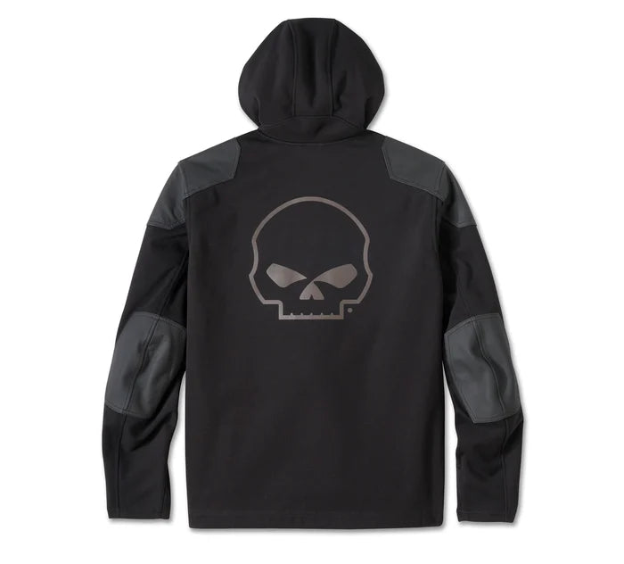 HARLEY DAVIDSON® WILLIE G SKULL DEFLECTOR 2.0 HOODED RIDING FLEECE