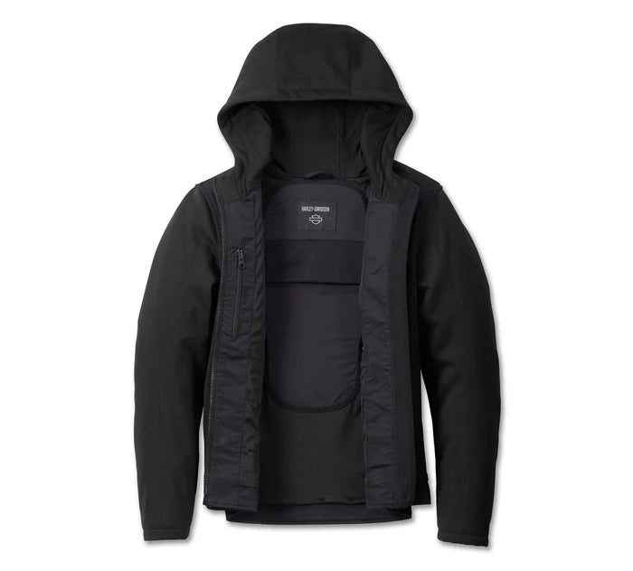 HARLEY-DAVIDSON® WOMENS DEFLECTOR HOODED RIDING JACKET