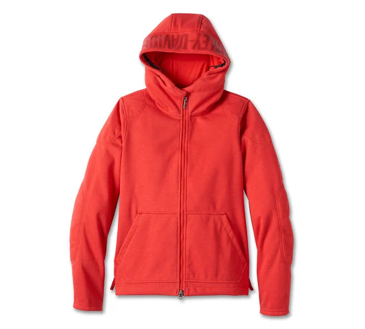 HARLEY-DAVIDSON® WOMENS WILLIE G DEFLECTOR 2.0 HOODED RIDING FLEECE