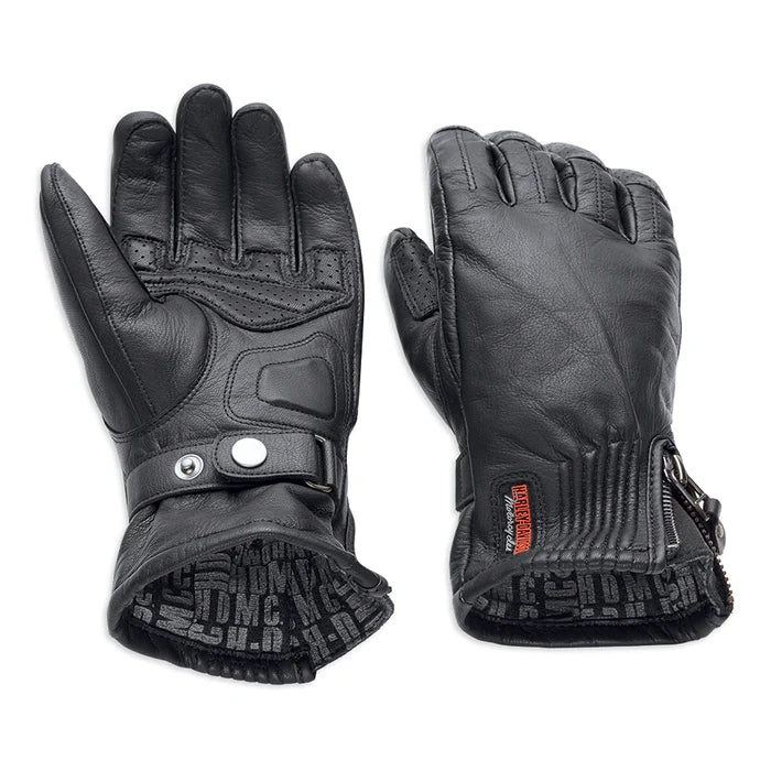 HARLEY-DAVIDSON® JAYDEN UNDER CUFF WOMENS GAUNTLET GLOVES