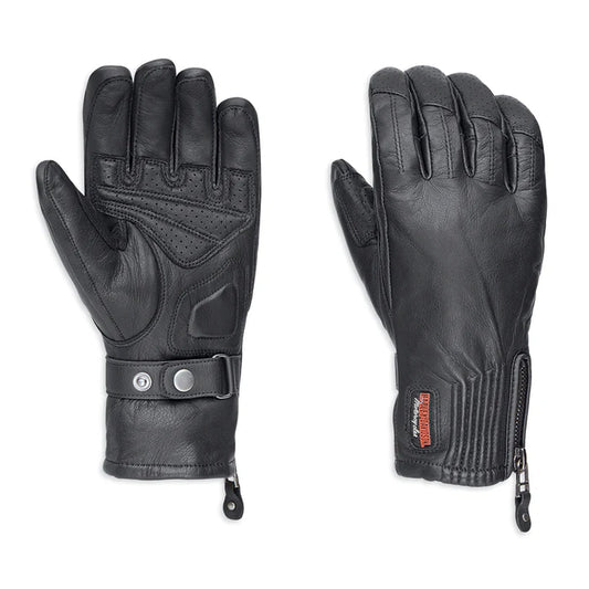 HARLEY-DAVIDSON® JAYDEN UNDER CUFF WOMENS GAUNTLET GLOVES