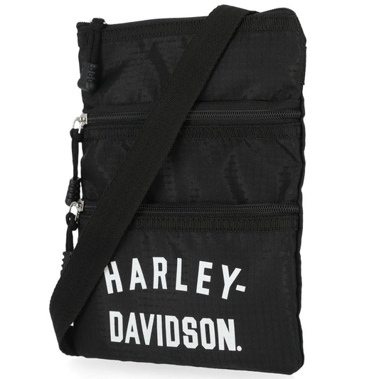 HARLEY-DAVIDSON® WOMENS SCRIPTED CROSSBODY BAG