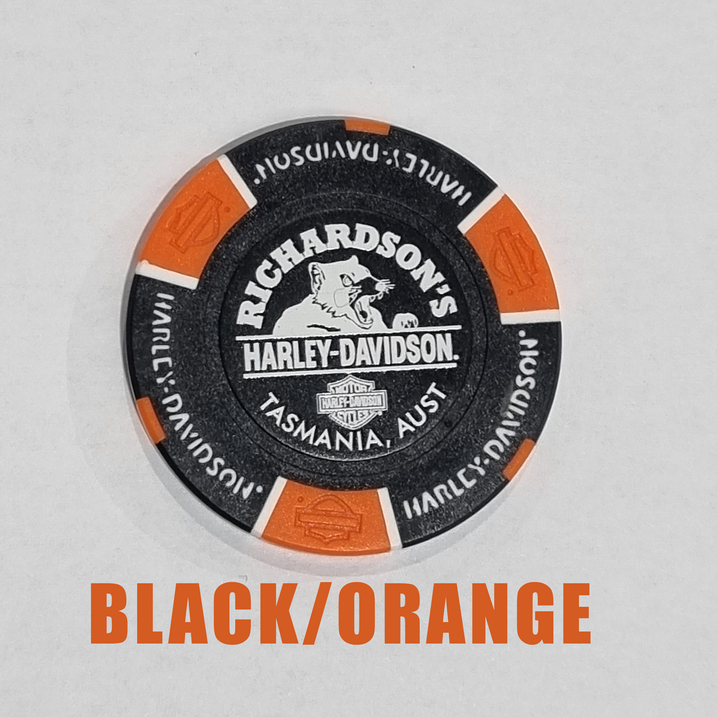 HARLEY-DAVIDSON® RICHARDSON'S TASSIE DEVIL POKER CHIP