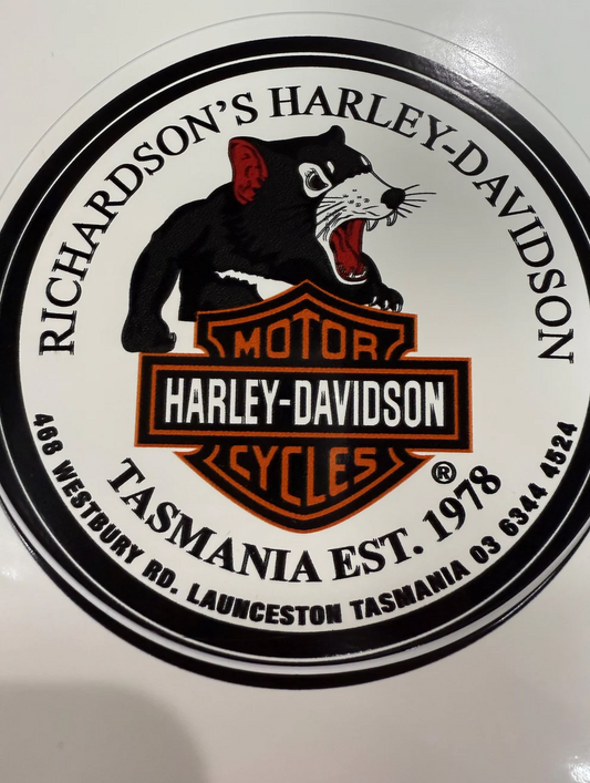 RICHARDSON'S HARLEY-DAVIDSON® TASSIE DEVIL STICKER
