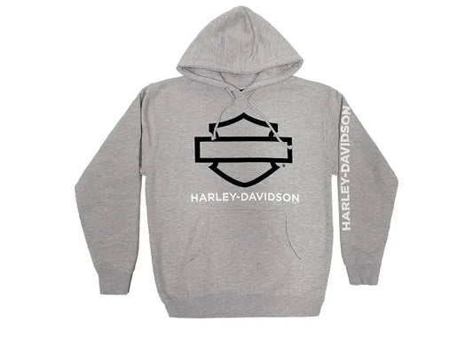 HARLEY-DAVIDSON® MENS NEW OUTLINE B&S HOODIE