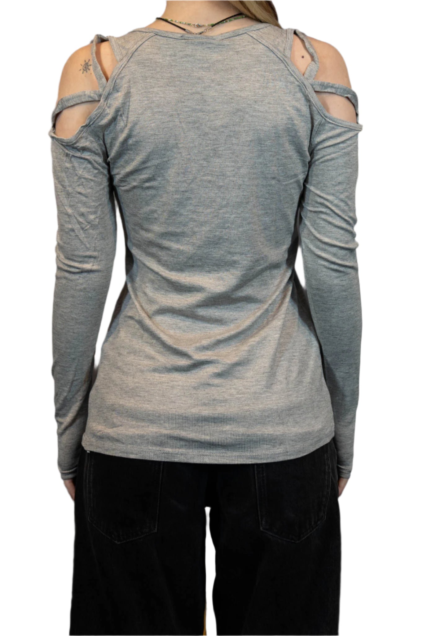 HARLEY-DAVIDSON® WOMENS REBEL FREEDOM LONG SLEEVE SCOOP NECK TOP