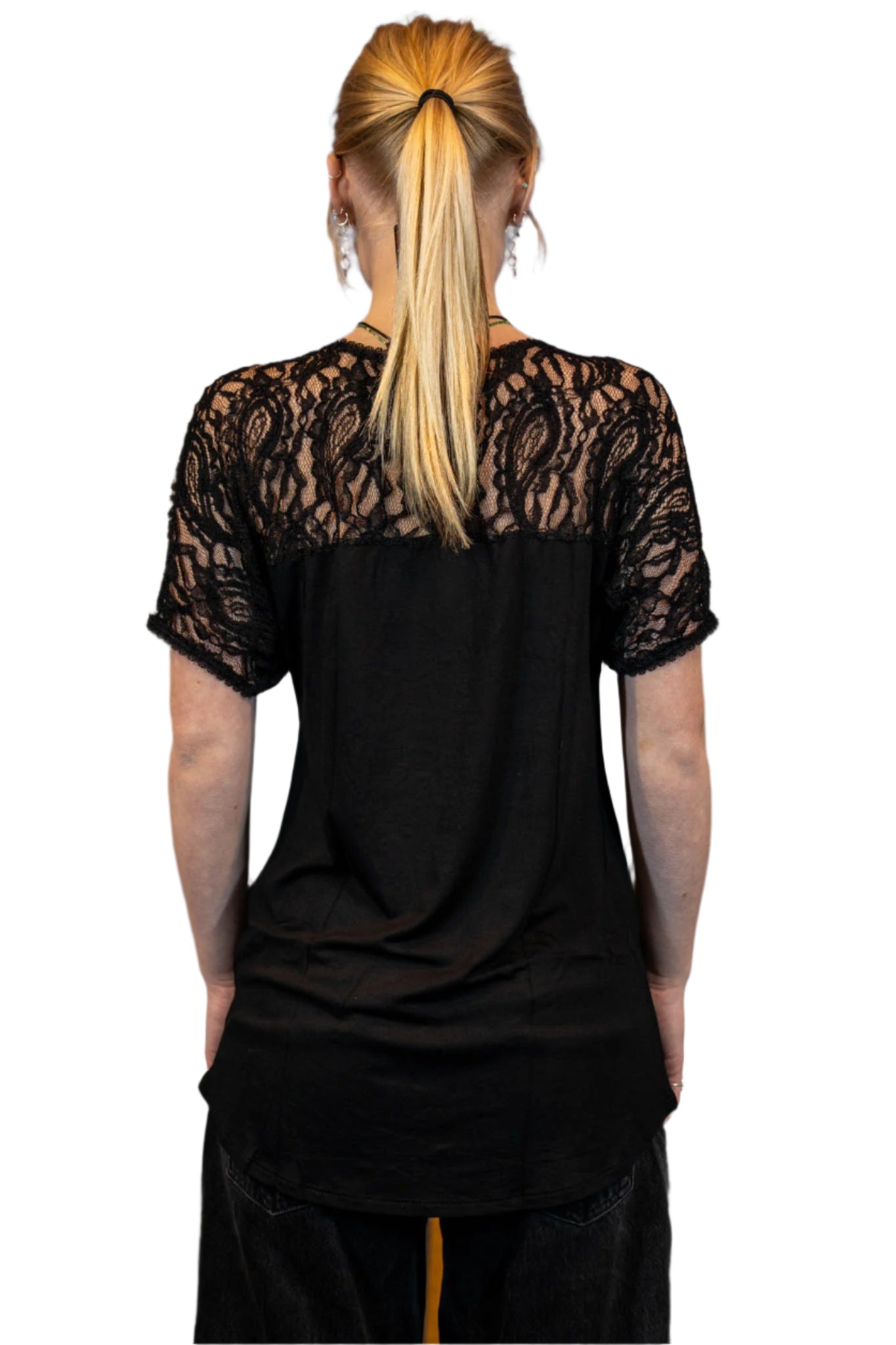 HARLEY-DAVIDSON® ORANGE SAPPHIRE SHORT SLEEVE SCOOP NECK TOP