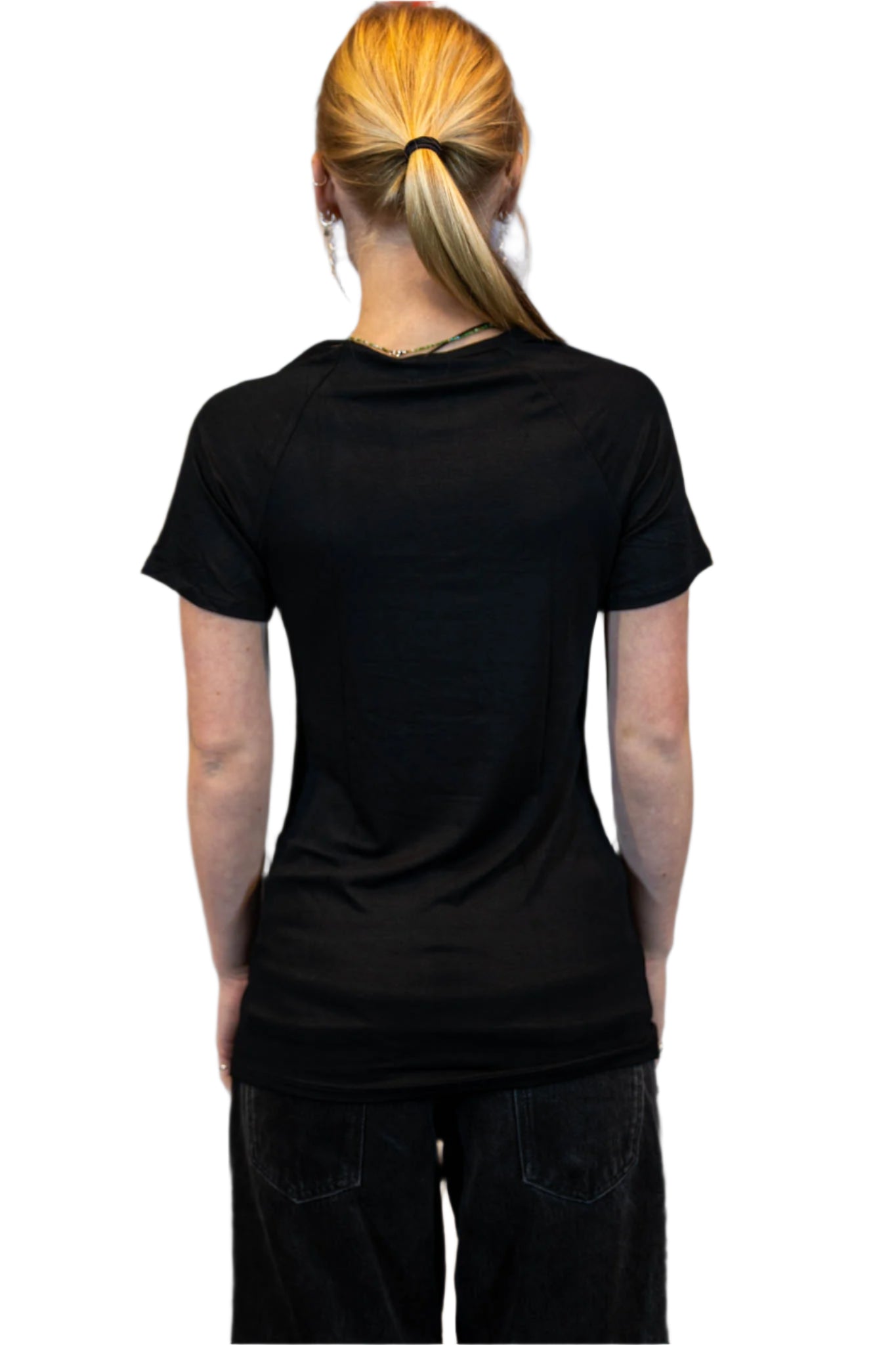 HARLEY-DAVIDSON® WOMENS CHARGED SHORT SLEEVE SCOOP NECK TOP