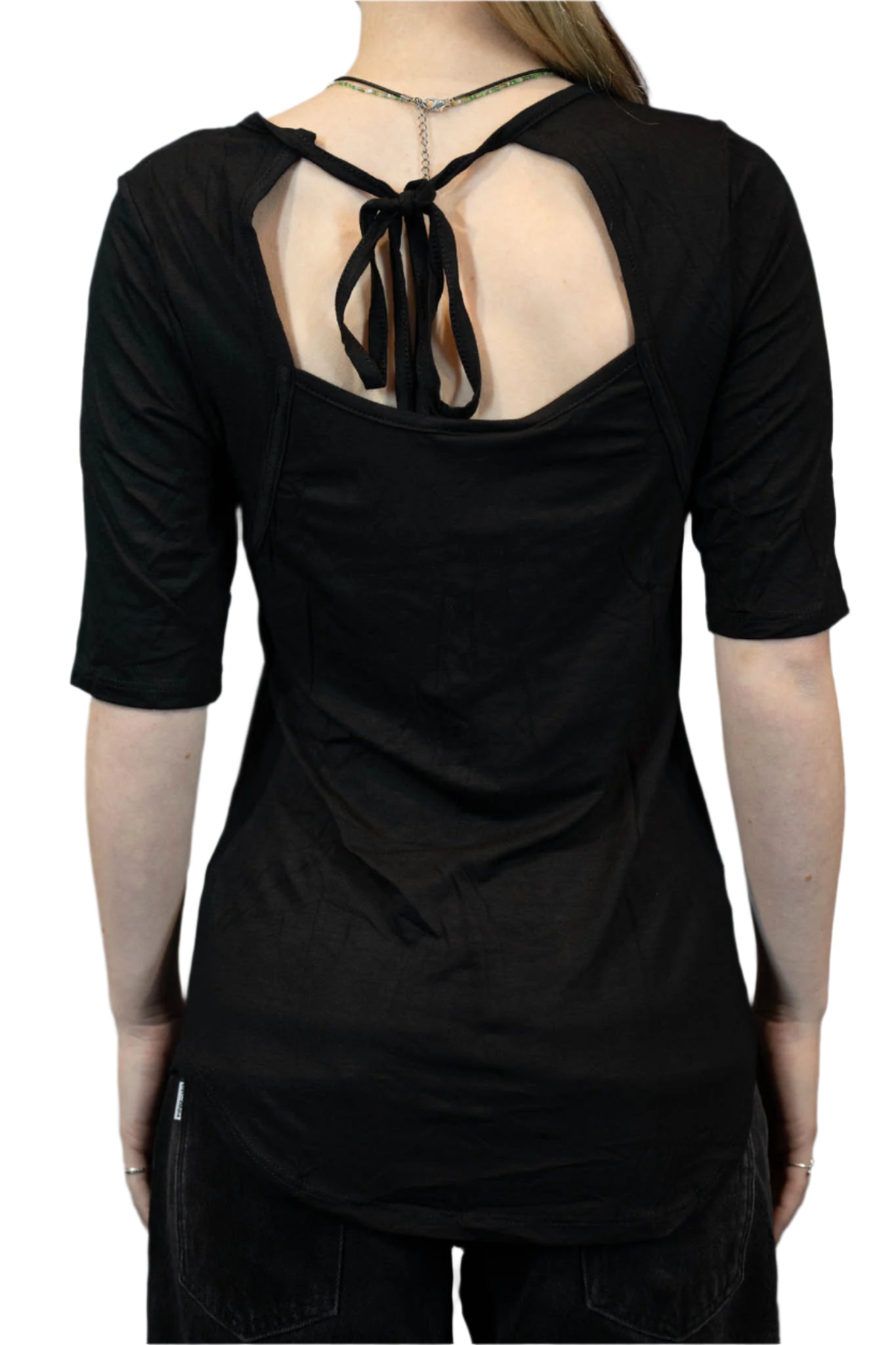 HARLEY-DAVIDSON® WOMENS ALCHEMY 3/4 SLEEVE SCOOP NECK TOP