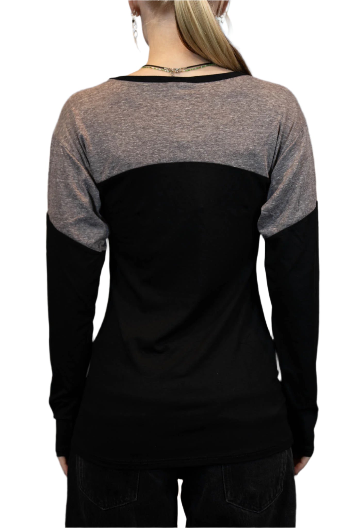 HARLEY-DAVIDSON® WOMENS EAST BOUND LONG SLEEVE CREW NECK TOP