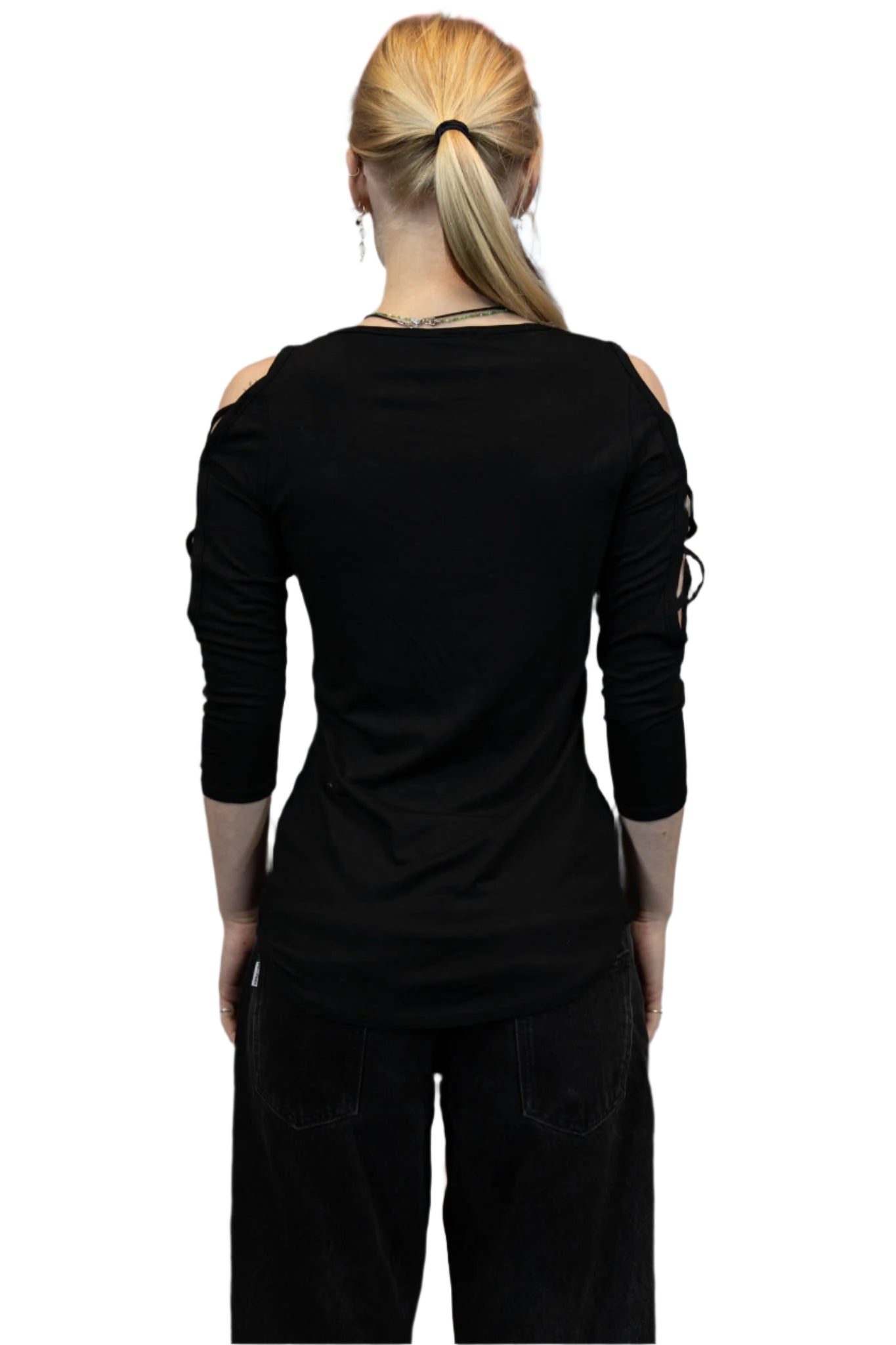 HARLEY-DAVIDSON® WOMENS SOUL SHIELD 3/4 SLEEVE SCOOP NECK TOP