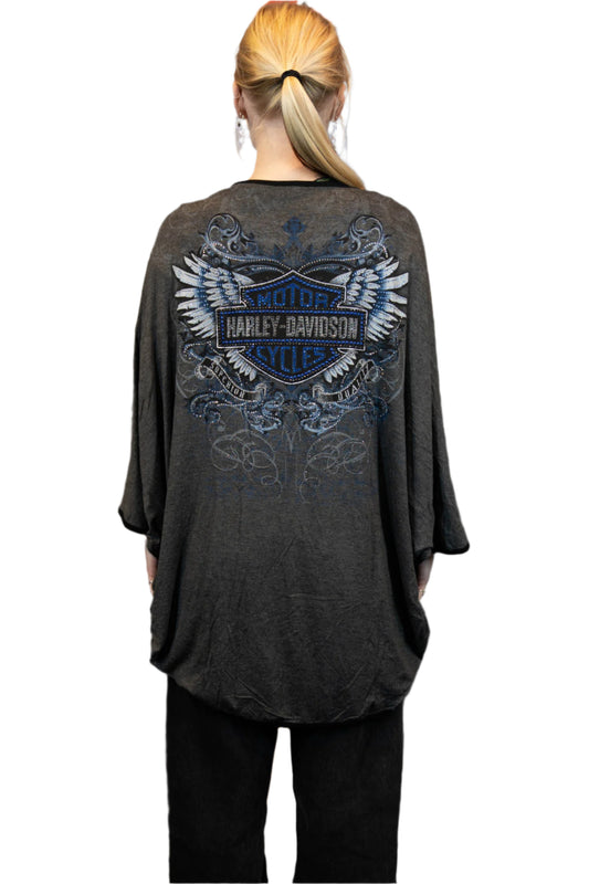 HARLEY-DAVIDSON® FAR SUPERIOR 3/4 SHAWL CARDIGAN