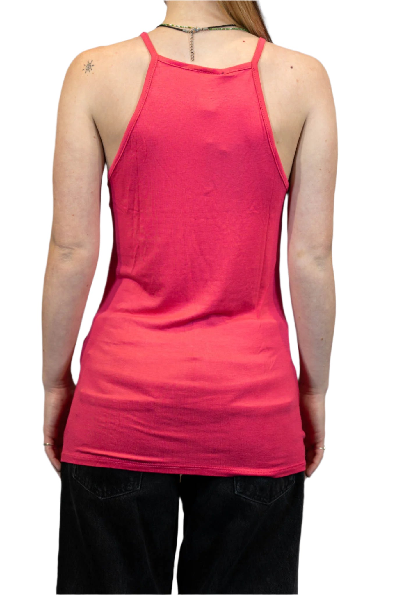 HARLEY-DAVIDSON® WOMENS Q BUILT SLEEVELESS SCOOP NECK TOP