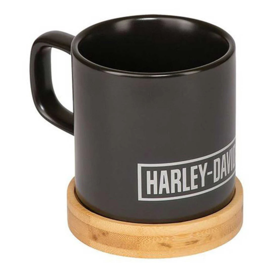 HARLEY-DAVIDSON® MUG WITH CIRCLE LOGO COASTER SET