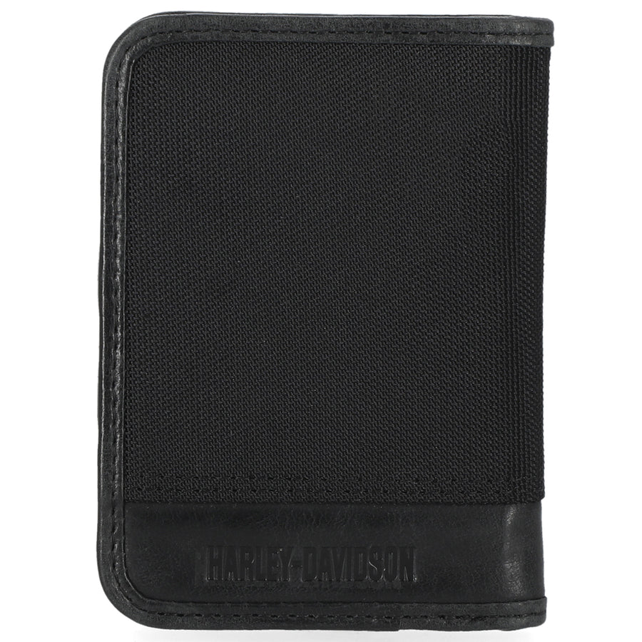 HARLEY-DAVIDSON® MENS CLASSIC CODURA VERTICAL BILLFOLD WALLET