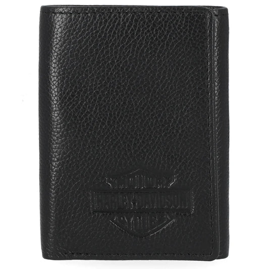 HARLEY-DAVIDSON® MENS CLASSIC BAR & SHIELD TRI-FOLD WALLET
