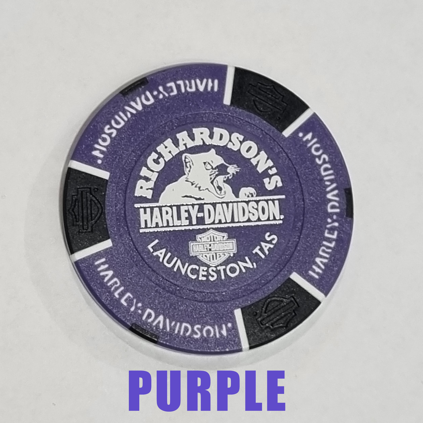 HARLEY-DAVIDSON® RICHARDSON'S TASSIE DEVIL POKER CHIP