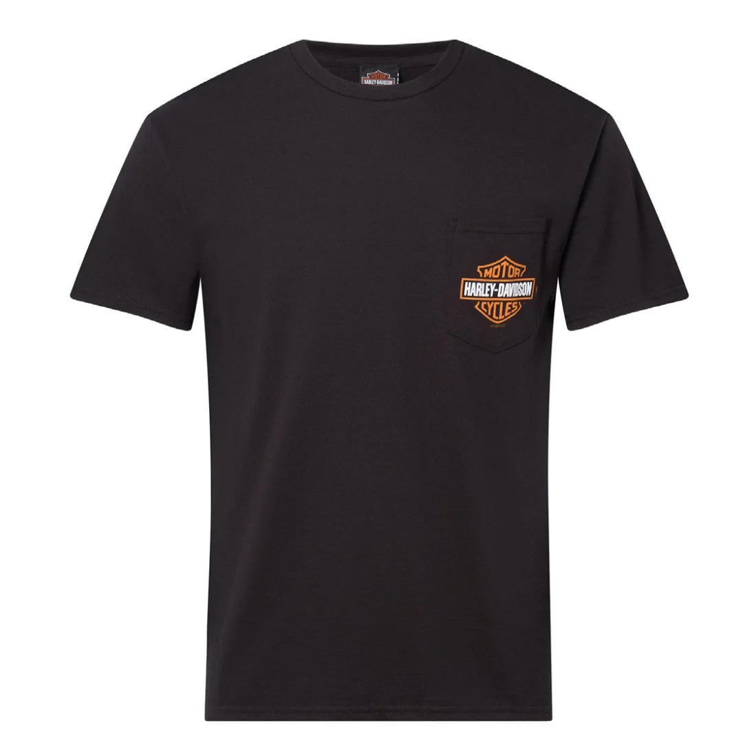 HARLEY-DAVIDSON® MENS BAR & SHIELD POCKET TEE