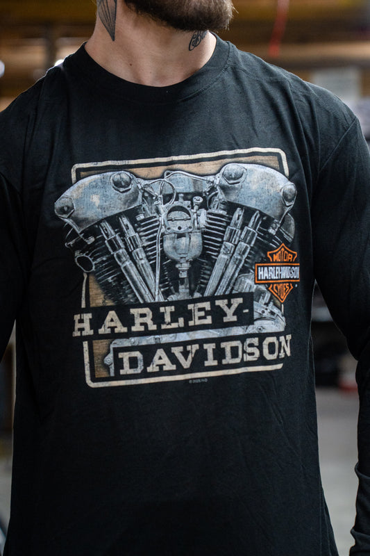 HARLEY-DAVIDSON® MENS SIDESWIPE LONG SLEEVE TEE