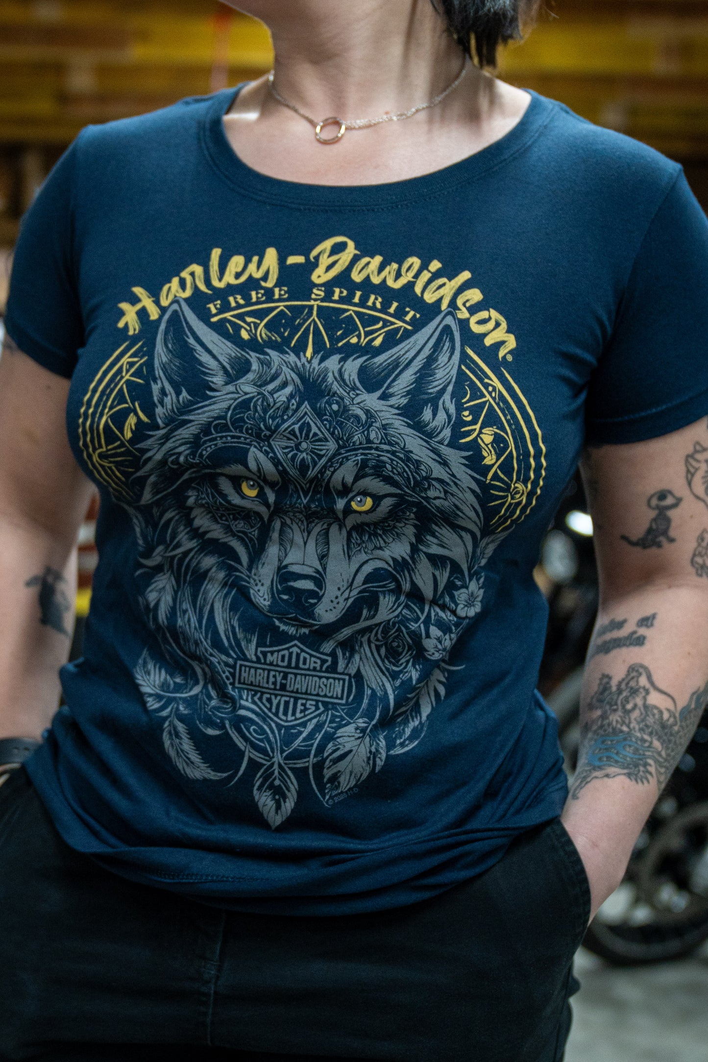 HARLEY-DAVIDSON® WOMENS TRANQUILITY TEE