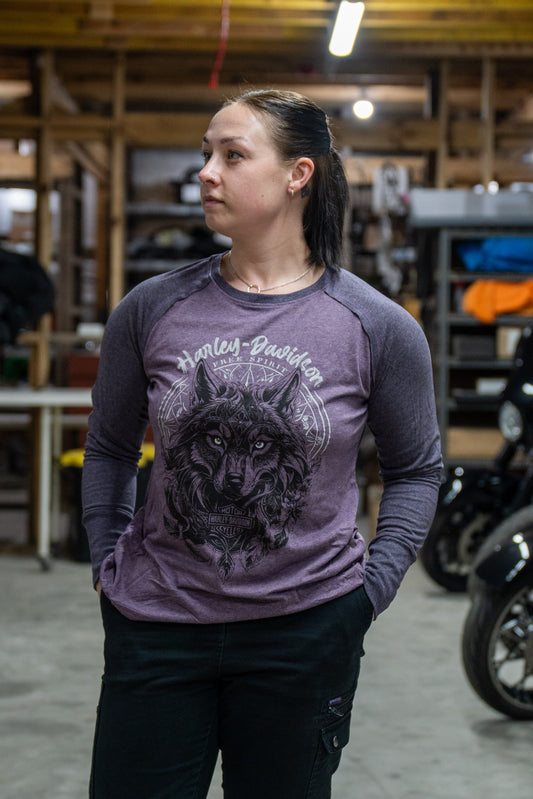 HARLEY-DAVIDSON® WOMENS SERENITY LONGSLEEVE TEE