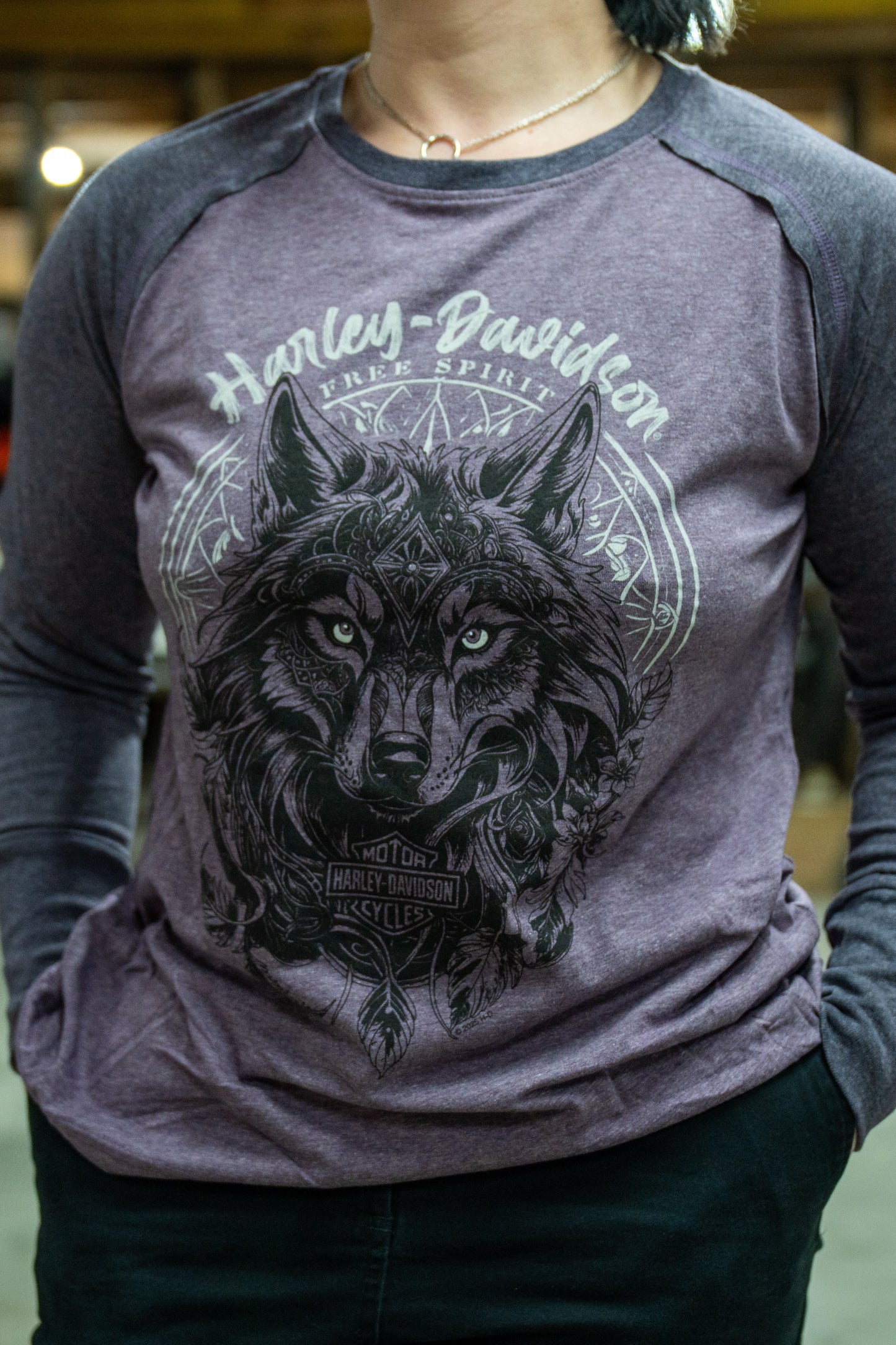 HARLEY-DAVIDSON® WOMENS SERENITY LONGSLEEVE TEE