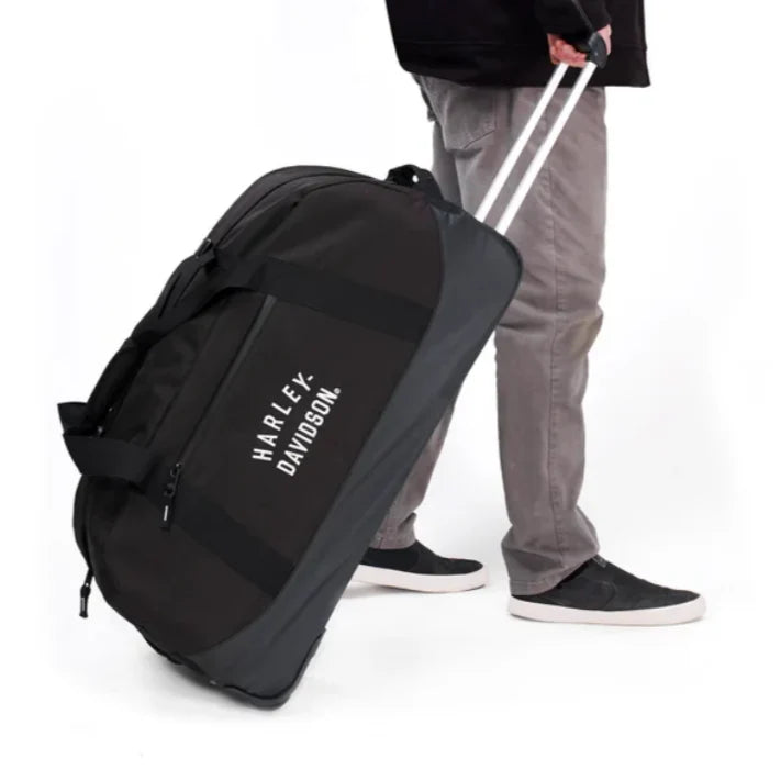 HARLEY-DAVIDSON® RUGGED TWILL 29" ROLLING DUFFLE BAG