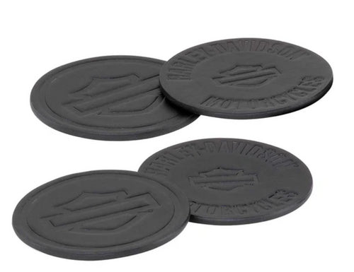 HARLEY-DAVIDSON® OPEN B&S COASTER IMITATION LEATHER SET