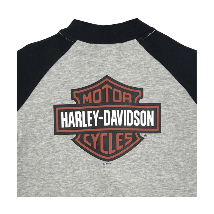 HARLEY-DAVIDSON® BOYS BAR & SHIELD VARSITY KNIT JACKET