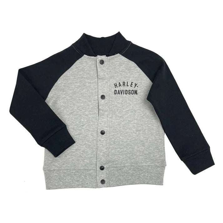 HARLEY-DAVIDSON® BOYS BAR & SHIELD VARSITY KNIT JACKET