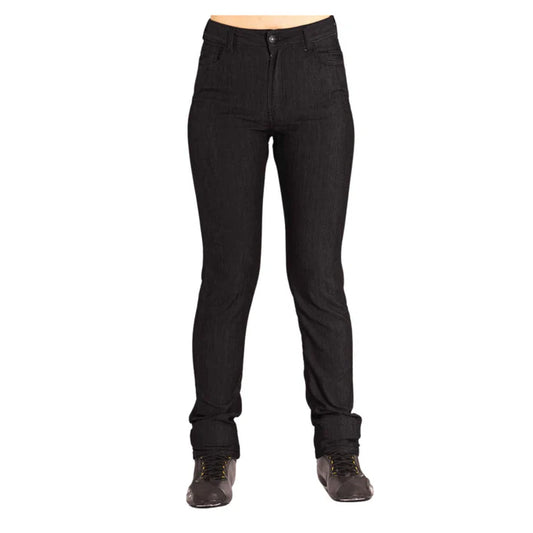 TKD WOMENS KEVLAR LINED AMBER H/RISE STRETCH SLIM JEANS