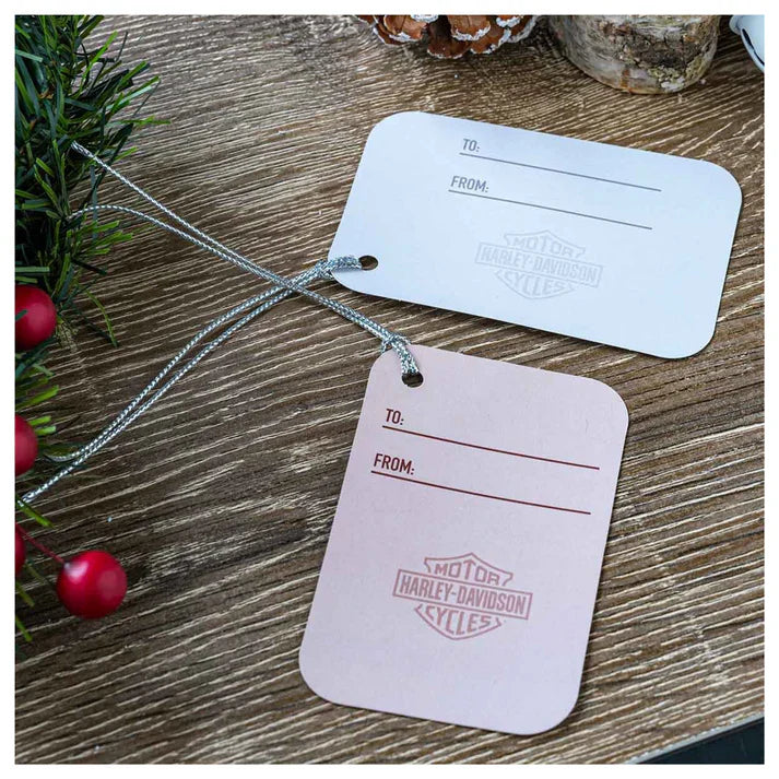 HARLEY-DAVIDSON® BIKER SANTA BIG TWIN GIFT TAGS