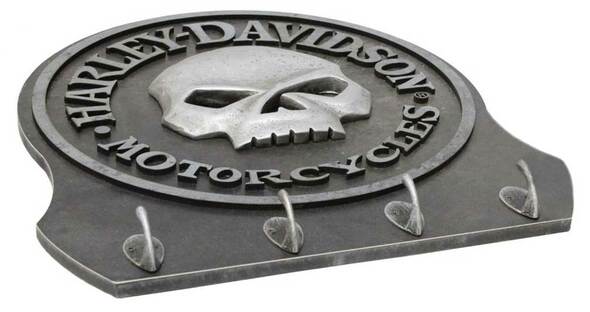 HARLEY-DAVIDSON® SCULPTED 3D WILLIE G SKULL KEY RACK