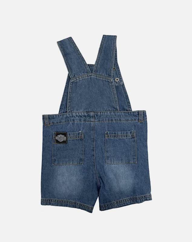 HARLEY-DAVIDSON® YOUTH 2 PIECE TEE & DENIM OVERALL SET