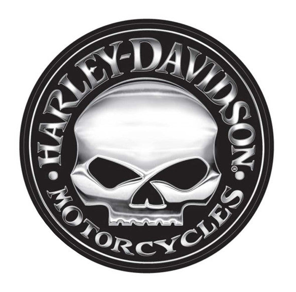 HARLEY-DAVIDSON® WILLIE G SKULL LOGO X-LARGE 29" DECAL