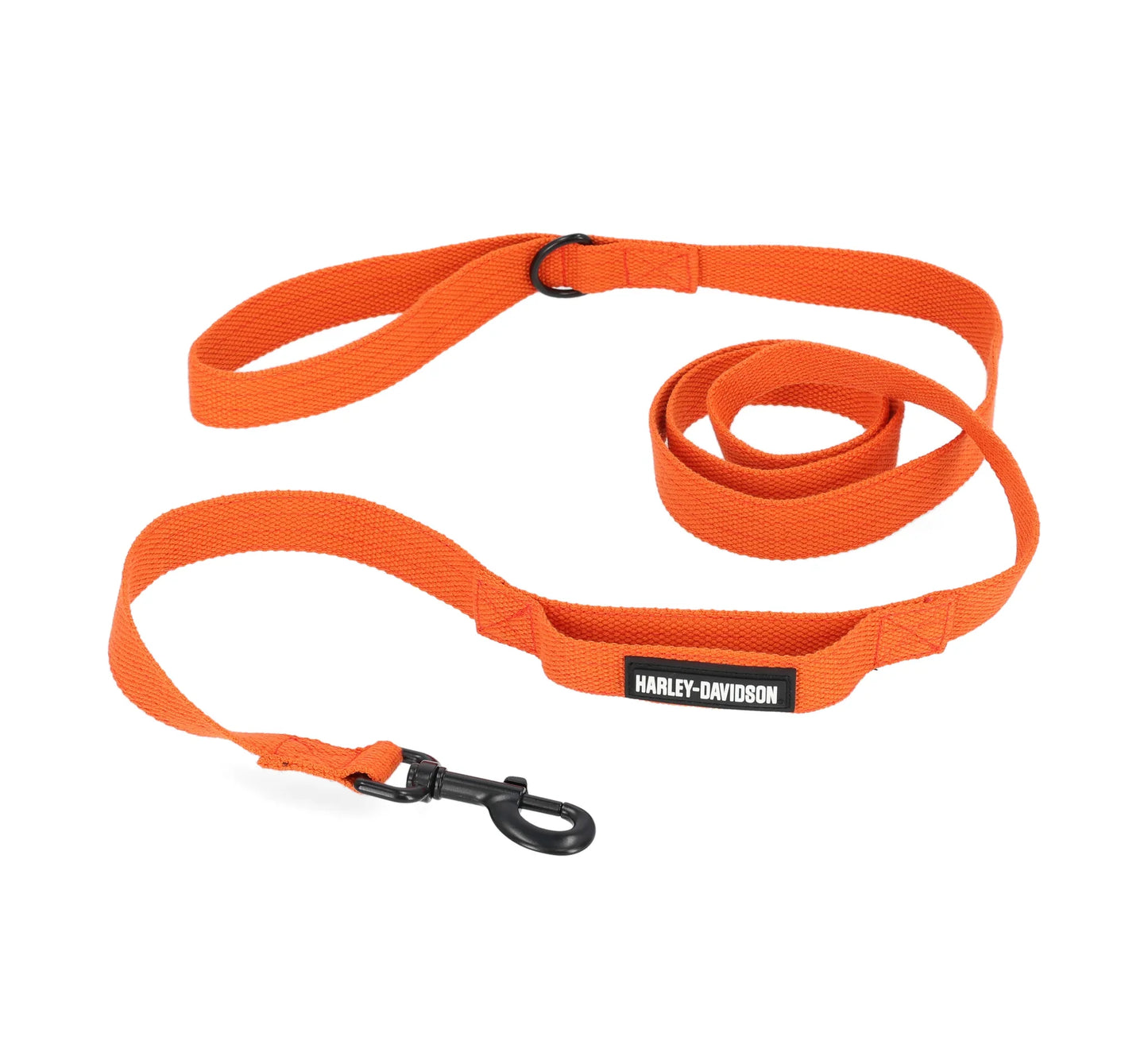 HARLEY-DAVIDSON® NYLON DOG LEASH ORANGE - 6'