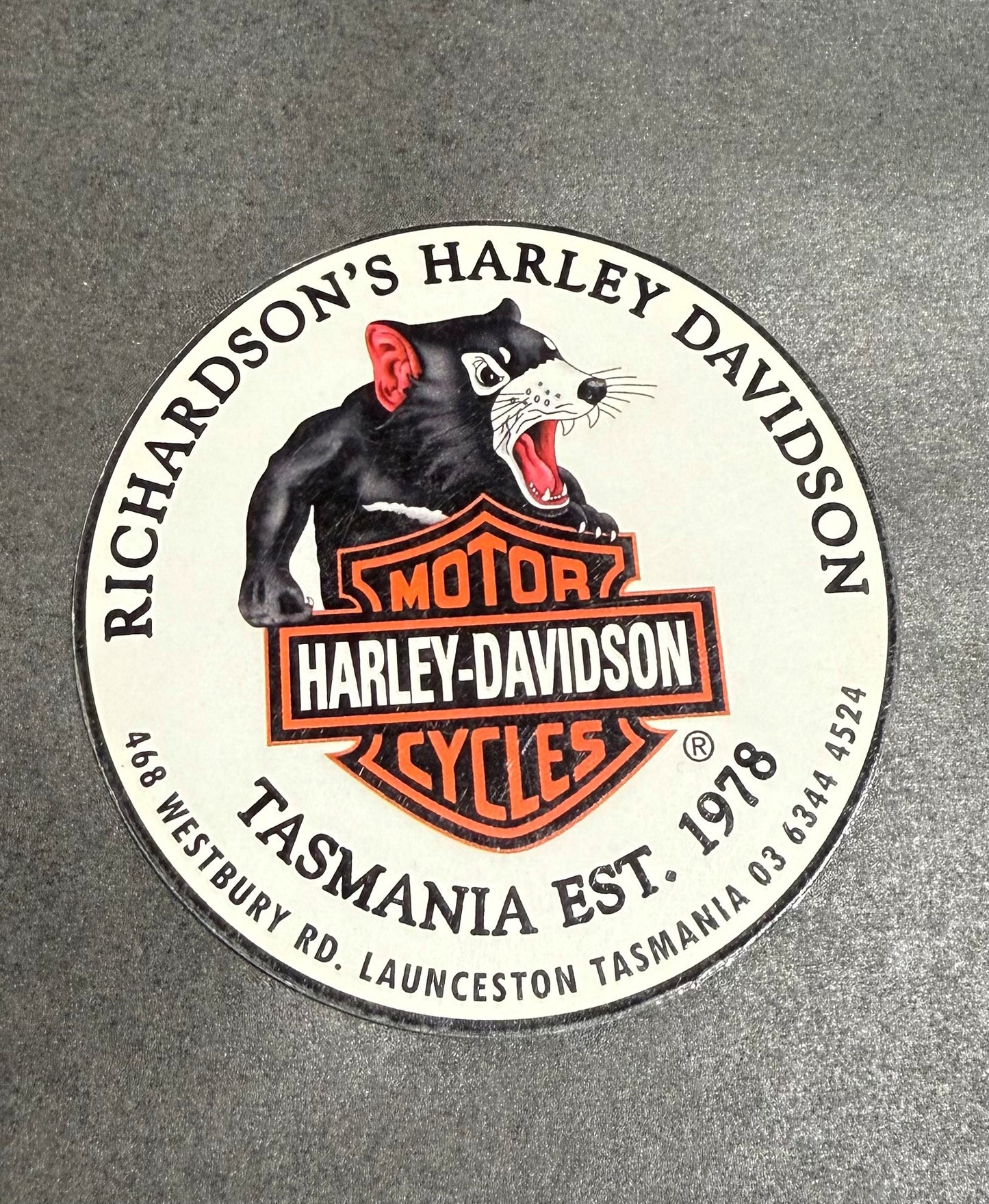 RICHARDSON'S HARLEY-DAVIDSON® TASSIE DEVIL FRIDGE MAGNET