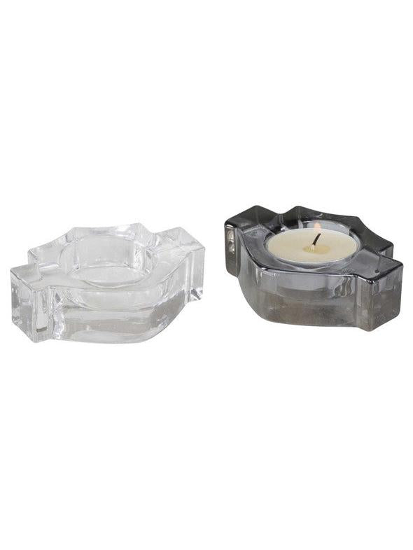 HARLEY-DAVIDSON® BAR & SHIELD SHAPED TEA LIGHT HOLDER SET (2PK)