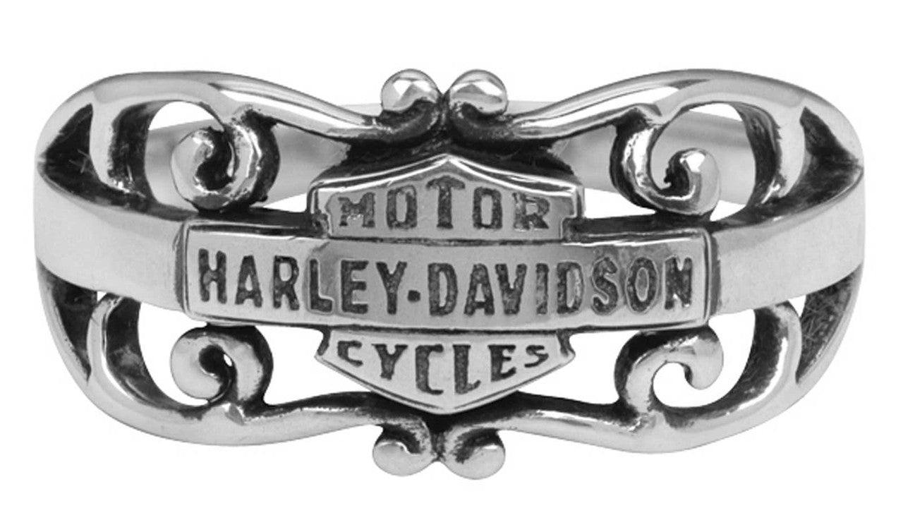 HARLEY-DAVIDSON® WOMENS GYPSY BAR & SHIELD BAND RING