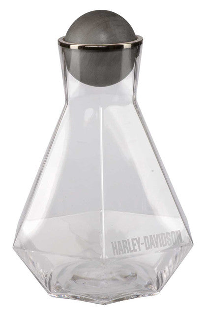 HARLEY-DAVIDSON® GEOMETRIC GLASS CARAFE