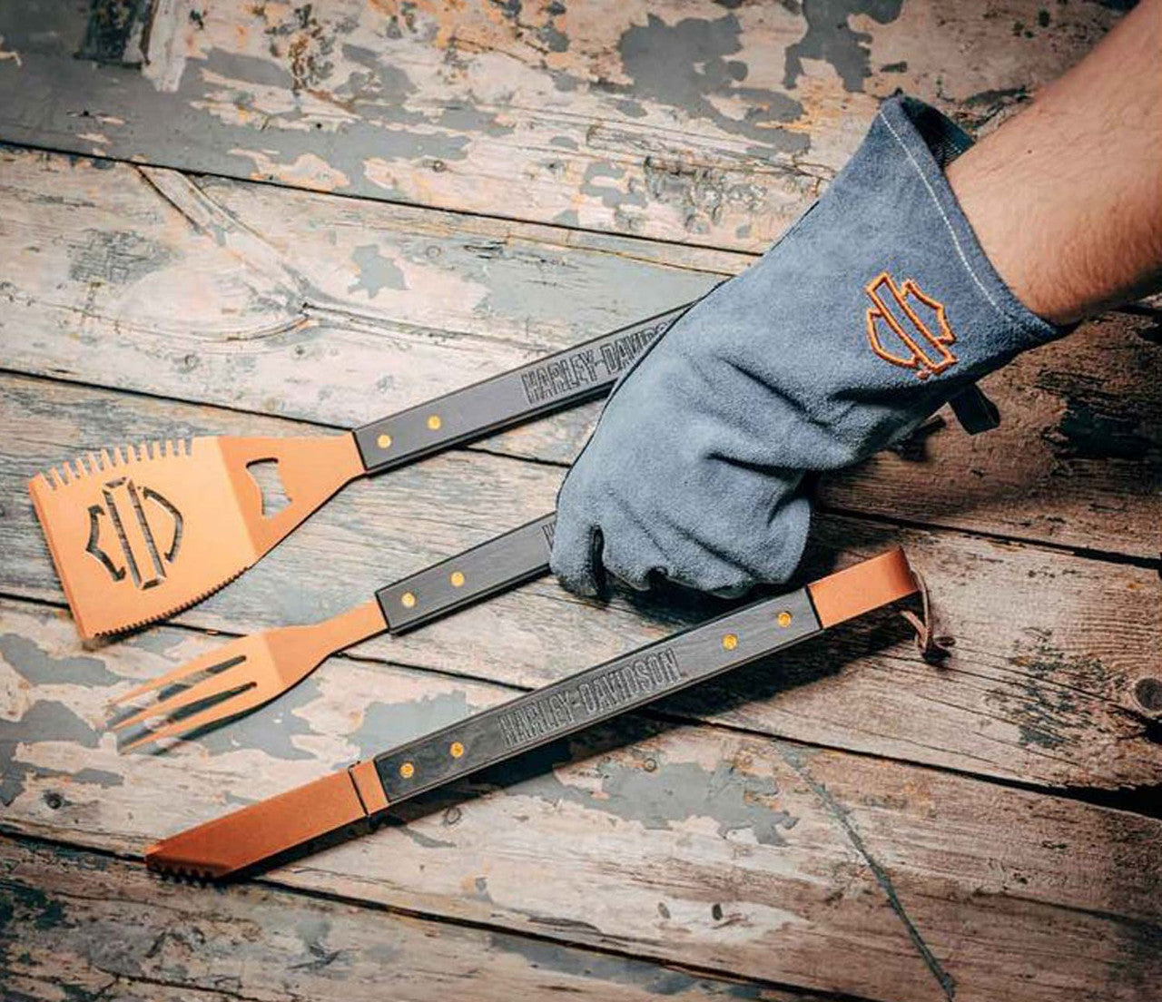 HARLEY-DAVIDSON® OPEN B&S GRILL TOOL SET