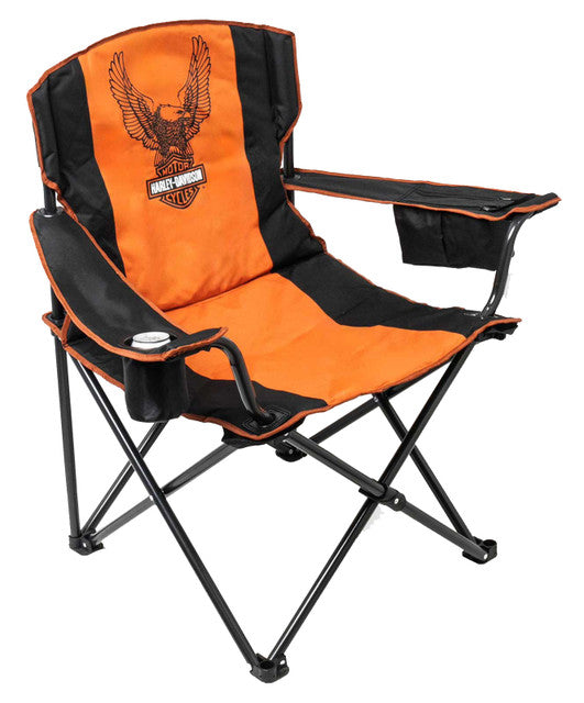 HARLEY-DAVIDSON® BAR & SHIELD EAGLE FOLDING CHAIR