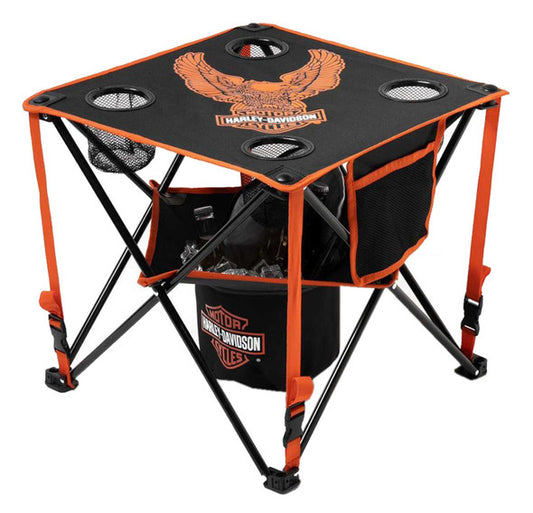 HARLEY-DAVIDSON® BAR & SHIELD EAGLE FOLDING TABLE
