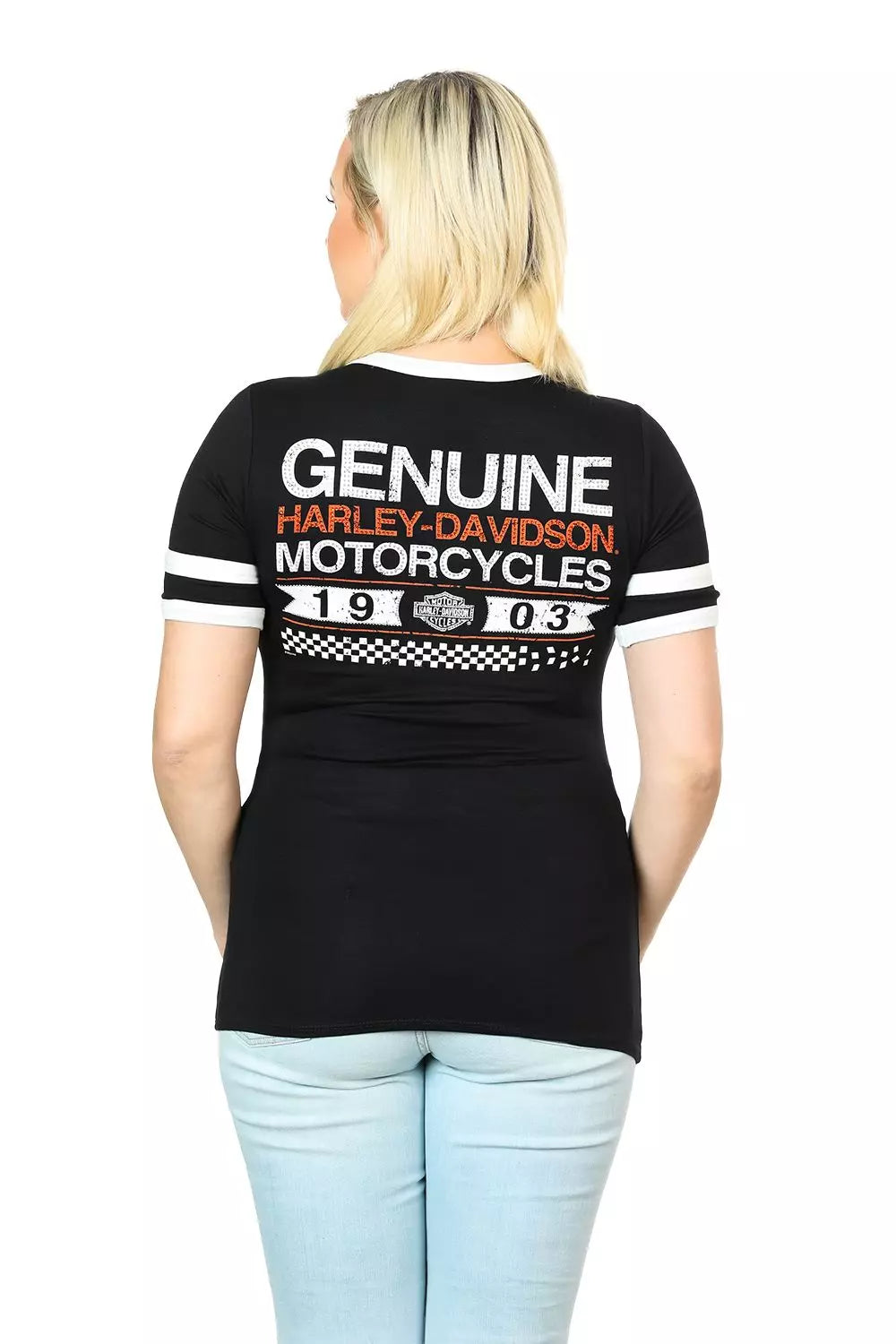 HARLEY-DAVIDSON® CLASSIC RACER V-NECK TEE