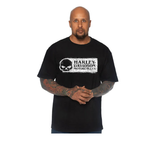 HARLEY-DAVIDSON® MENS GRUNGE SKULL TEE