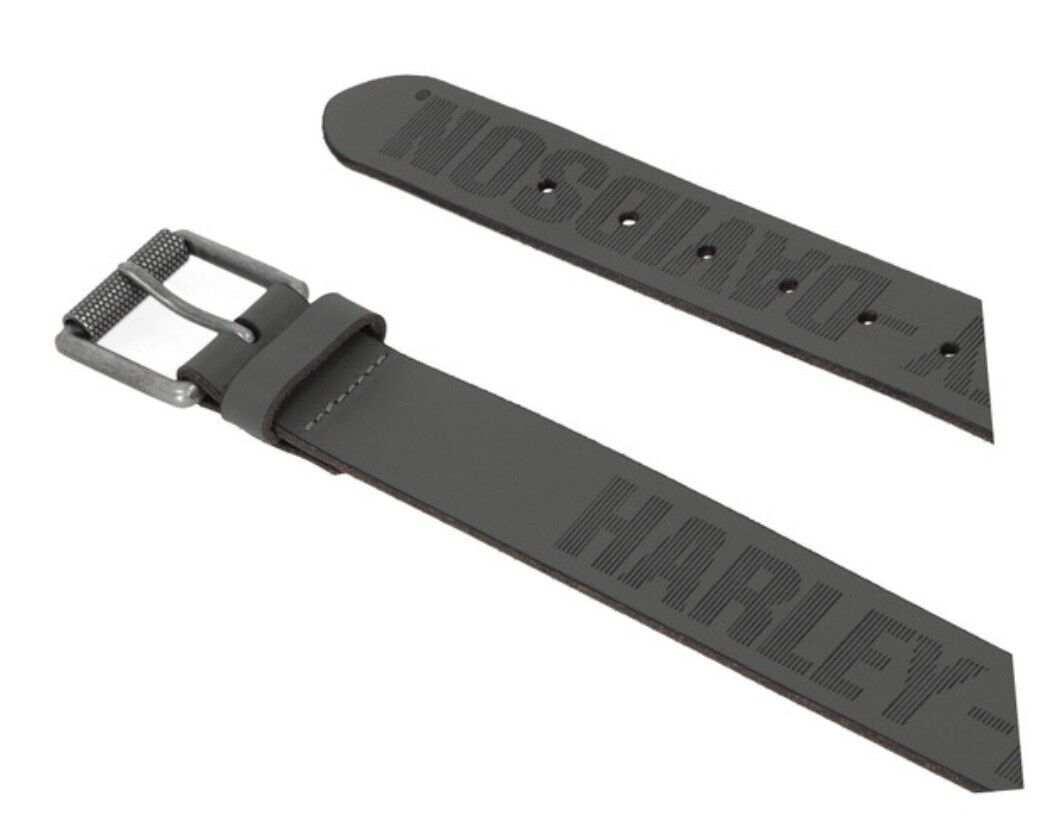 HARLEY-DAVIDSON® MENS EMBOSSED LOGO LEATHER BELT