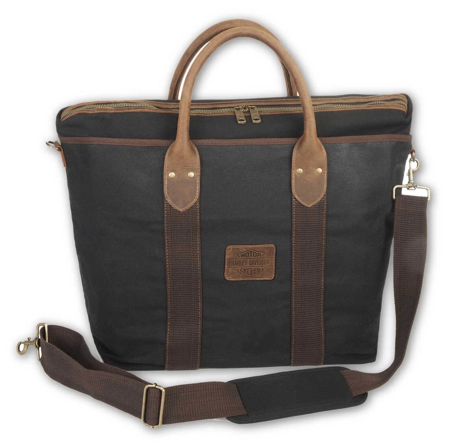 HARLEY-DAVIDSON® HERITAGE CANVAS TRAVEL TOTE
