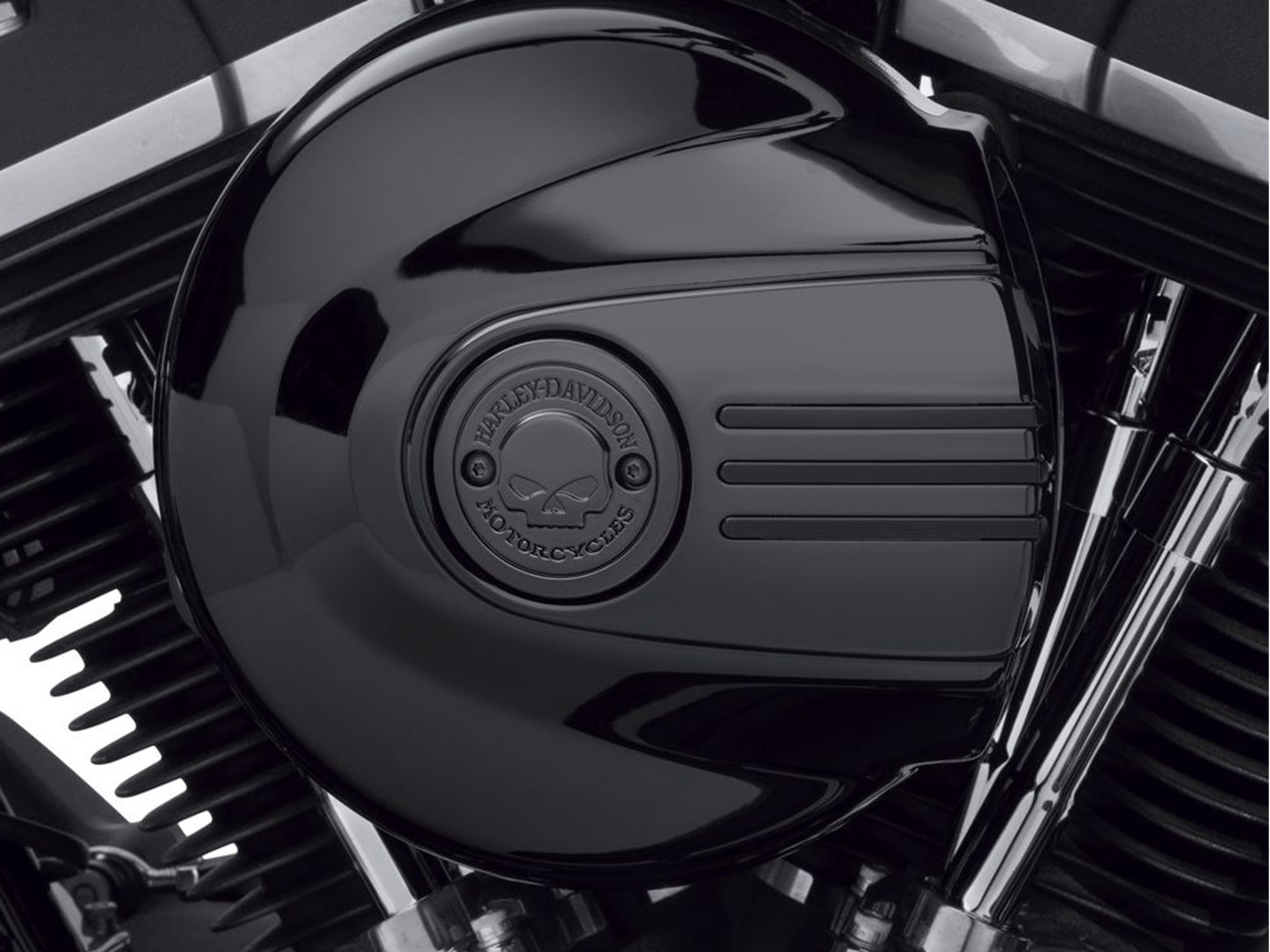 WILLIE G SKULL COLLECTION AIR CLEANER TRIM